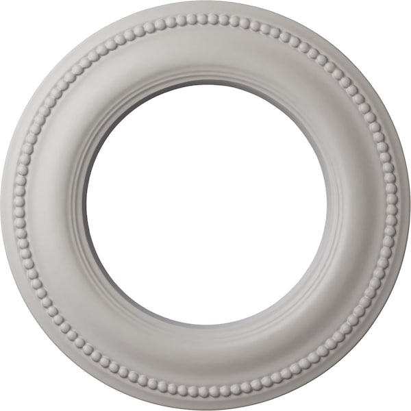 Ekena Millwork Bradford Classic Medallion (Canopies up to 8 5/8"), 13"OD x 7 1/2"ID x 3/4"P, Ultra Pure White CM13BRUWF - main
